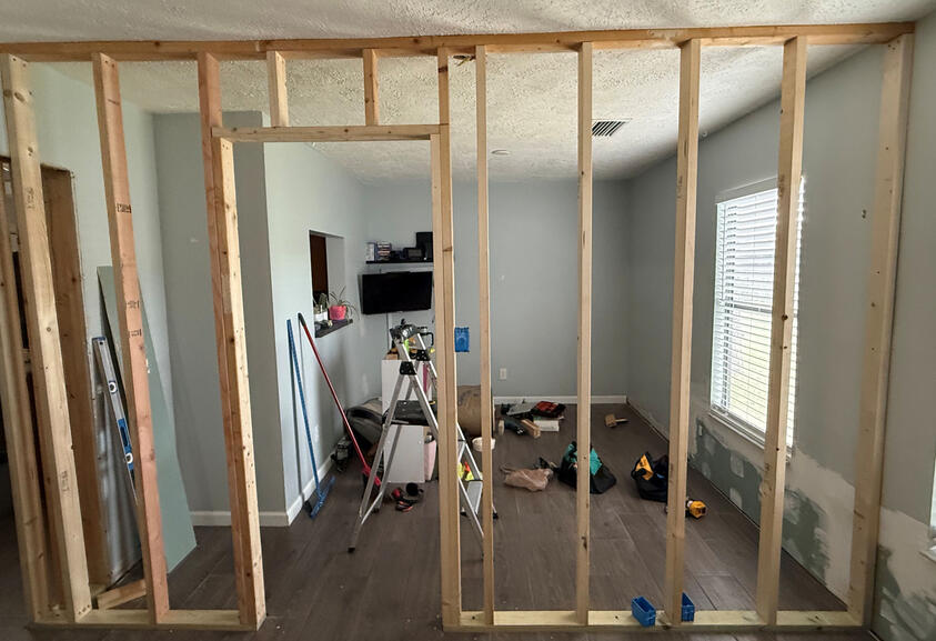 New Walls Built